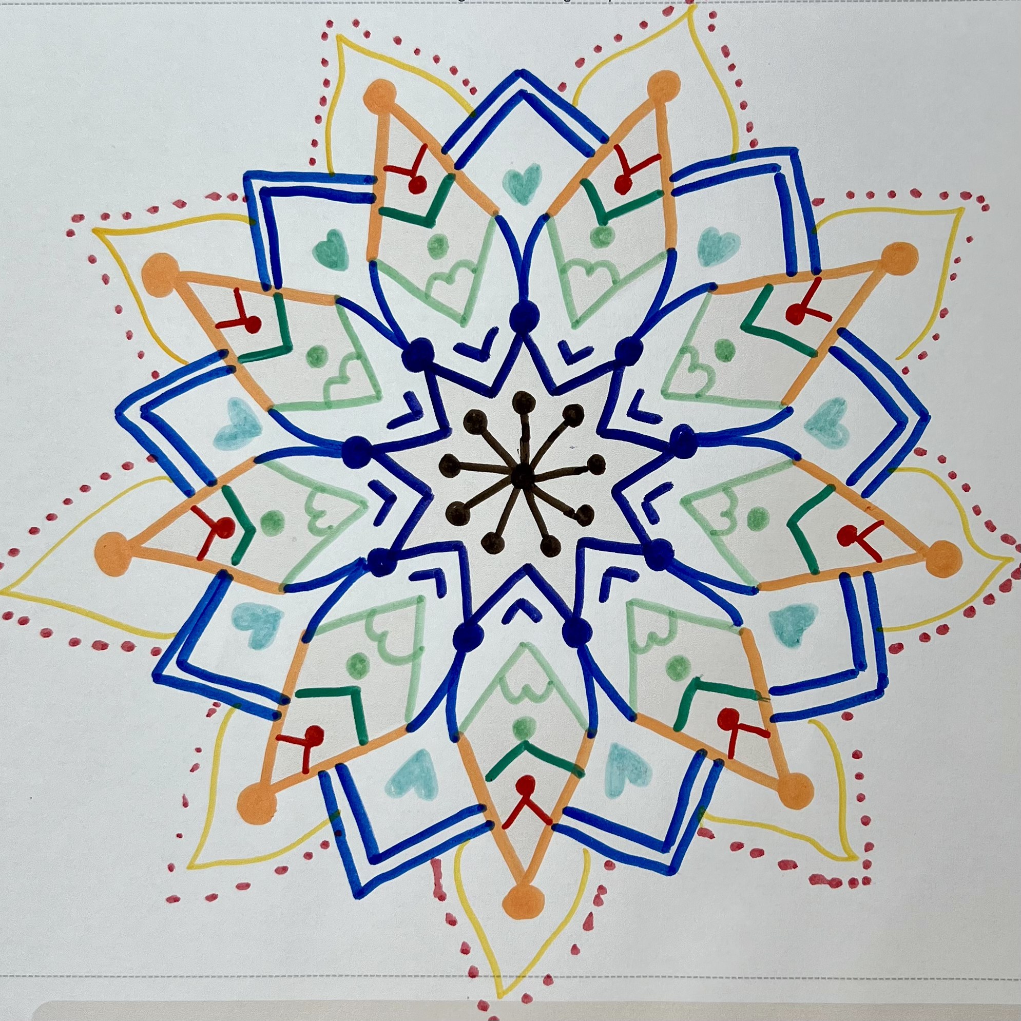 Mandala Structure Reflection 4
