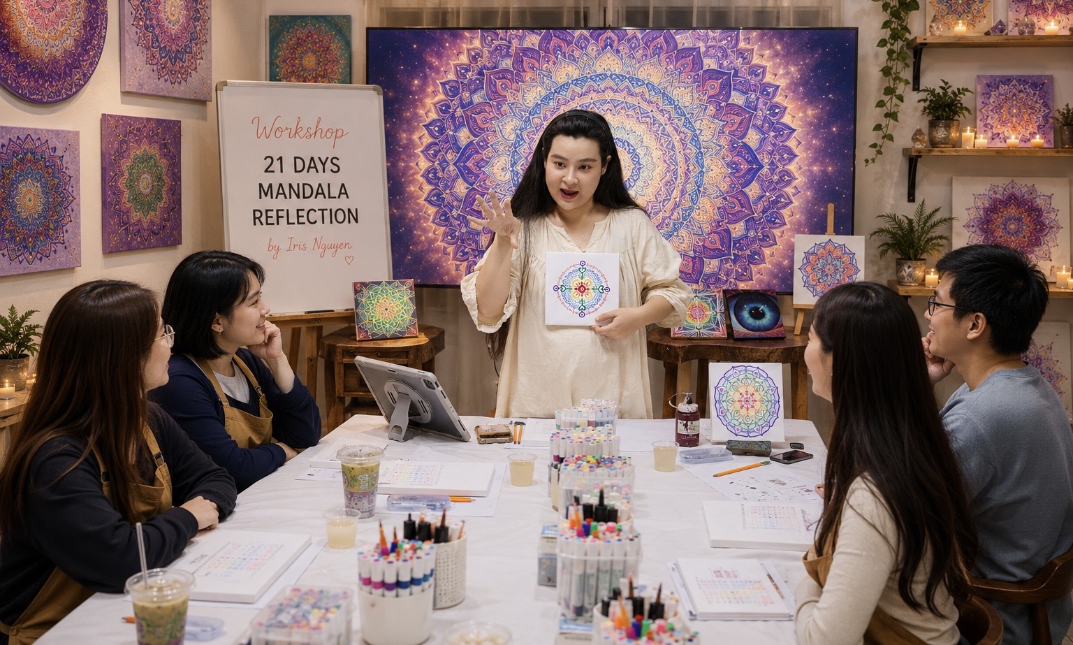 Iris hướng dẫn workshop