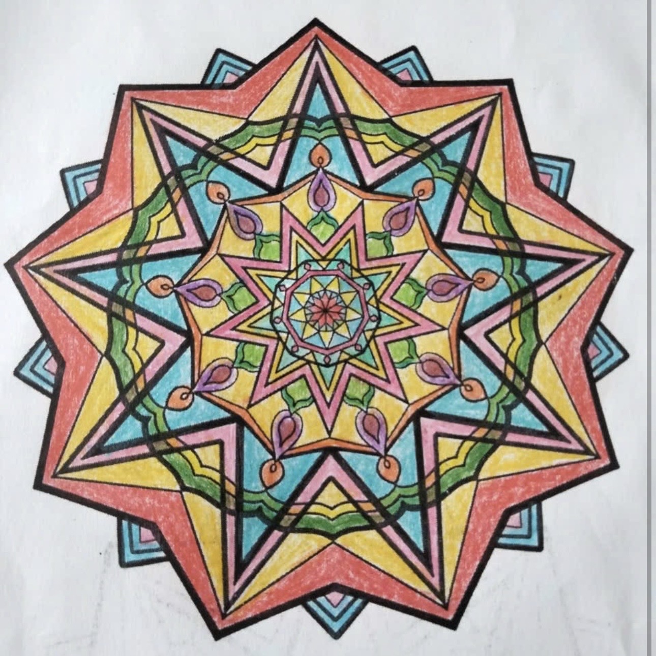 Mandala Color Reflection 3