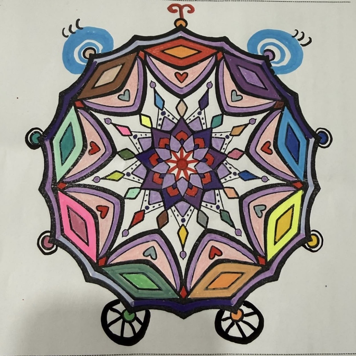 Mandala Color Reflection 2