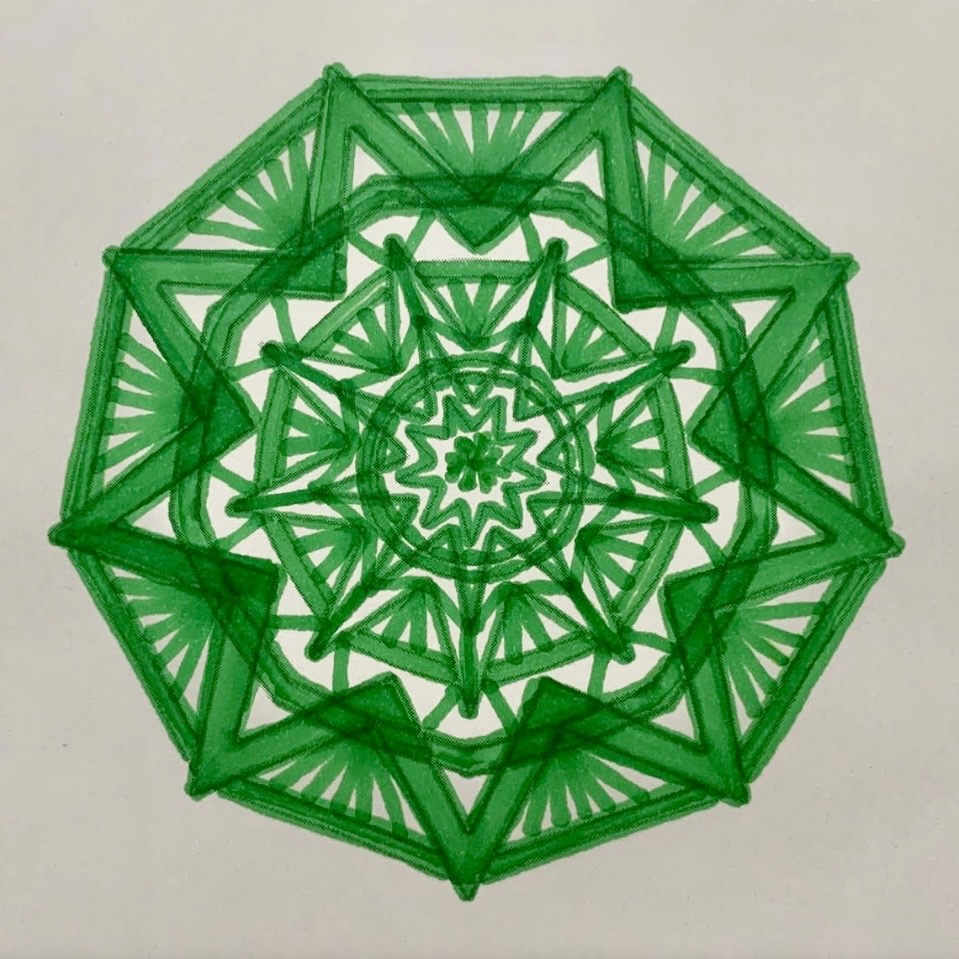 Mandala Pattern Reflection 7