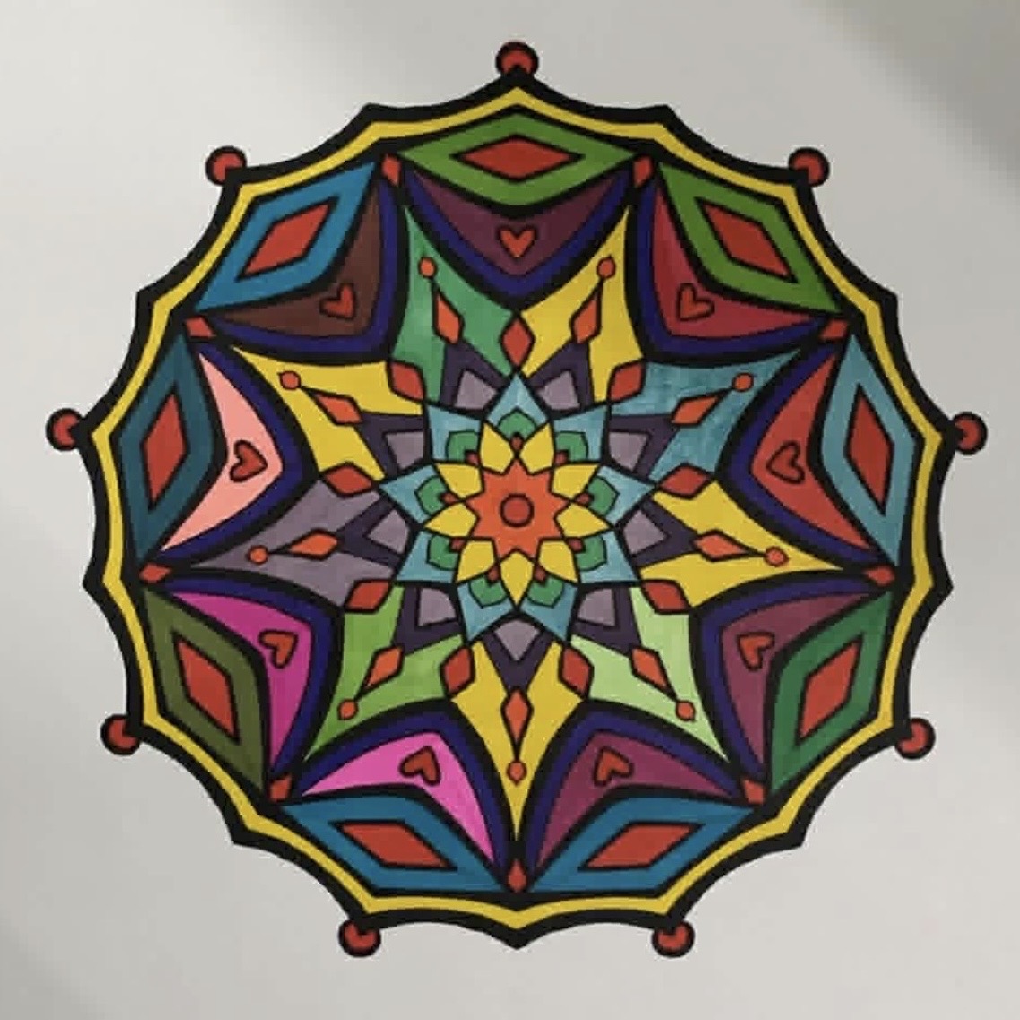Mandala Color Reflection 7