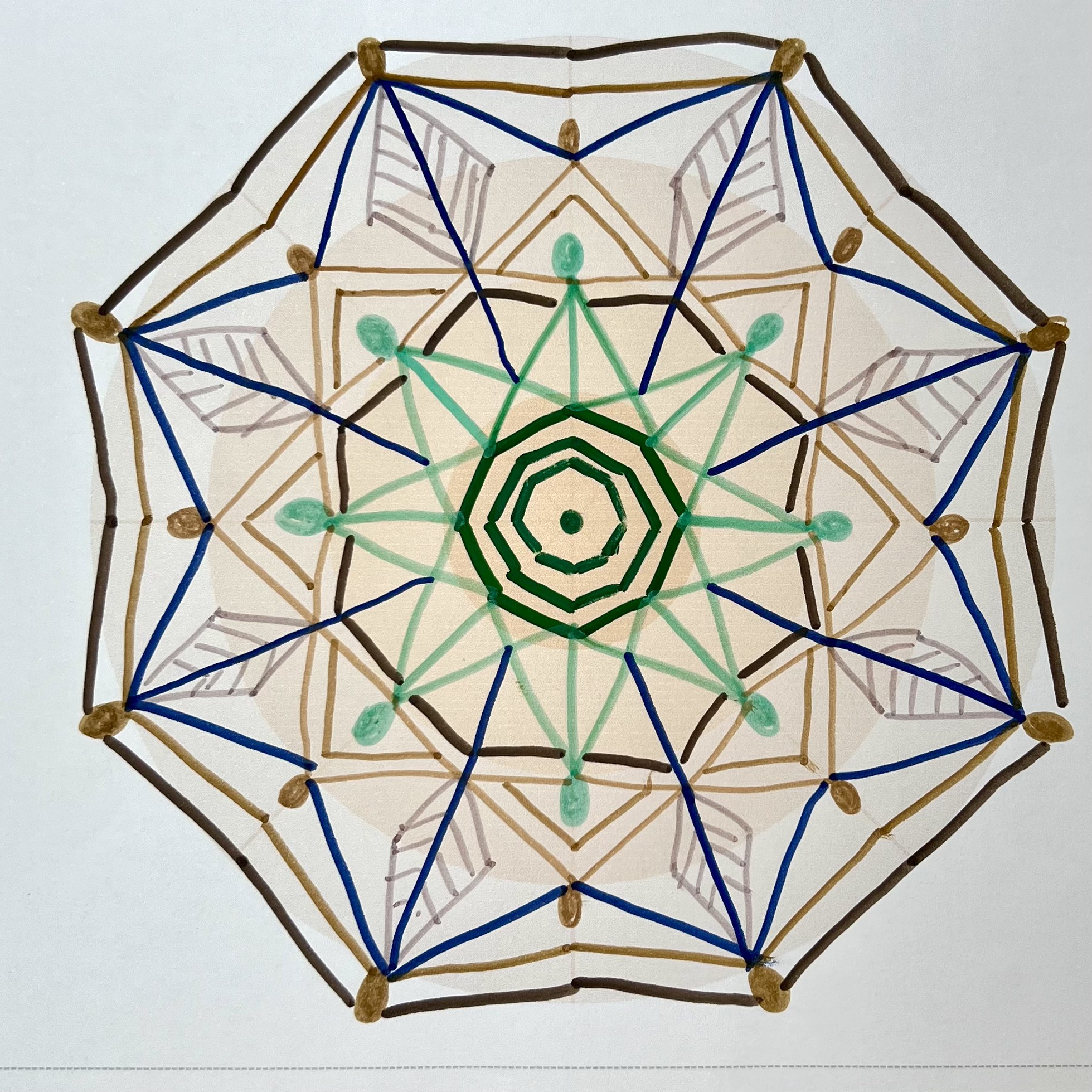 Mandala Structure Reflection 6