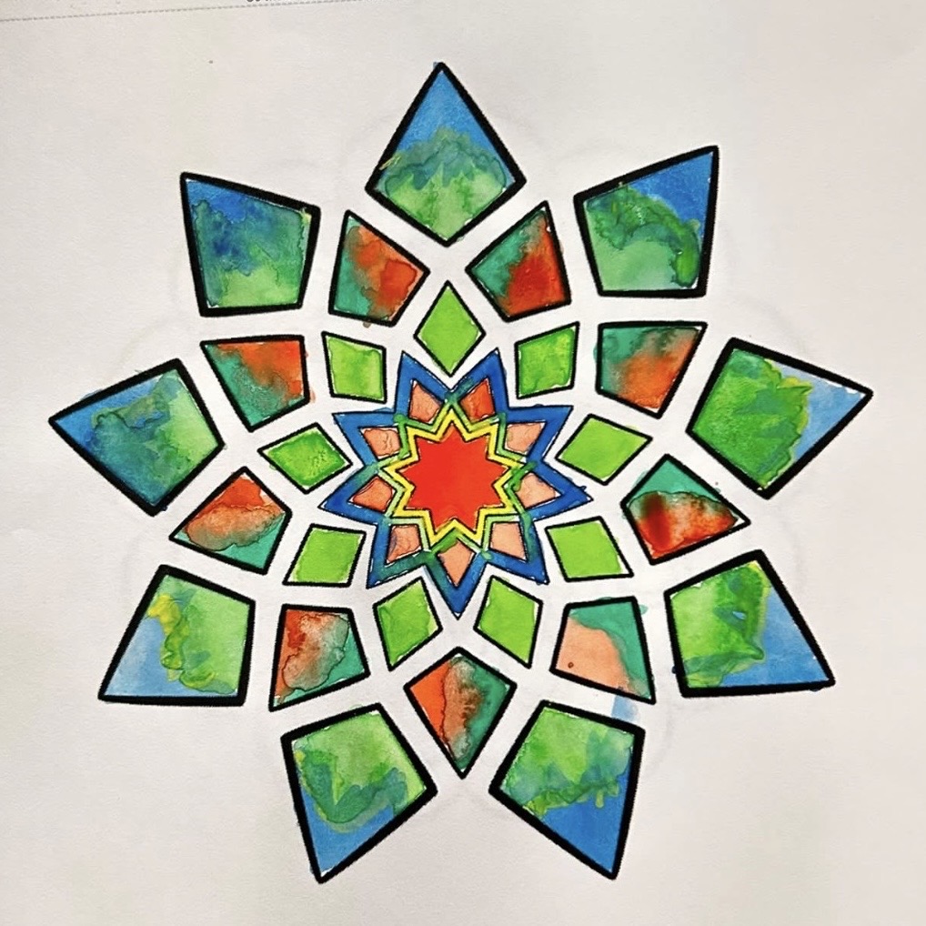 Mandala Color Reflection 1