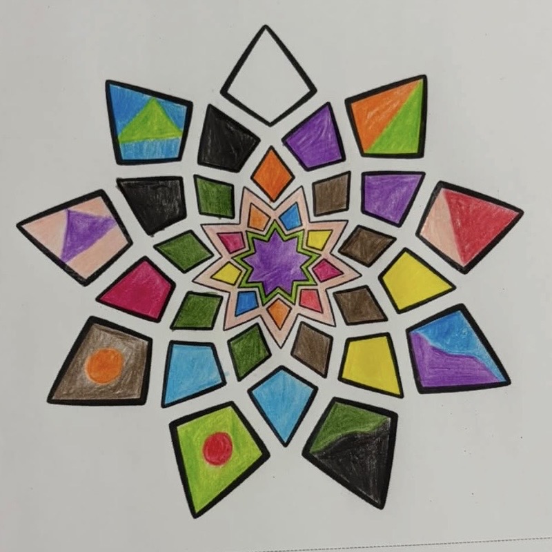 Mandala Color Reflection 4