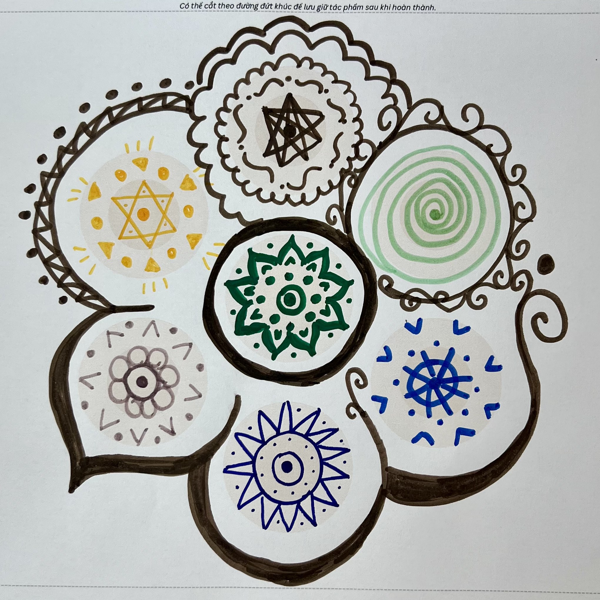 Mandala Structure Reflection 3