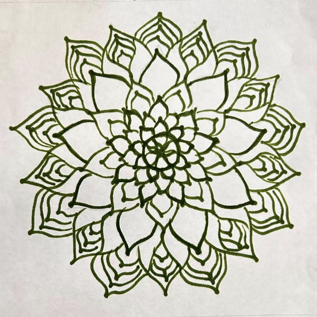 Mandala Pattern Reflection 5