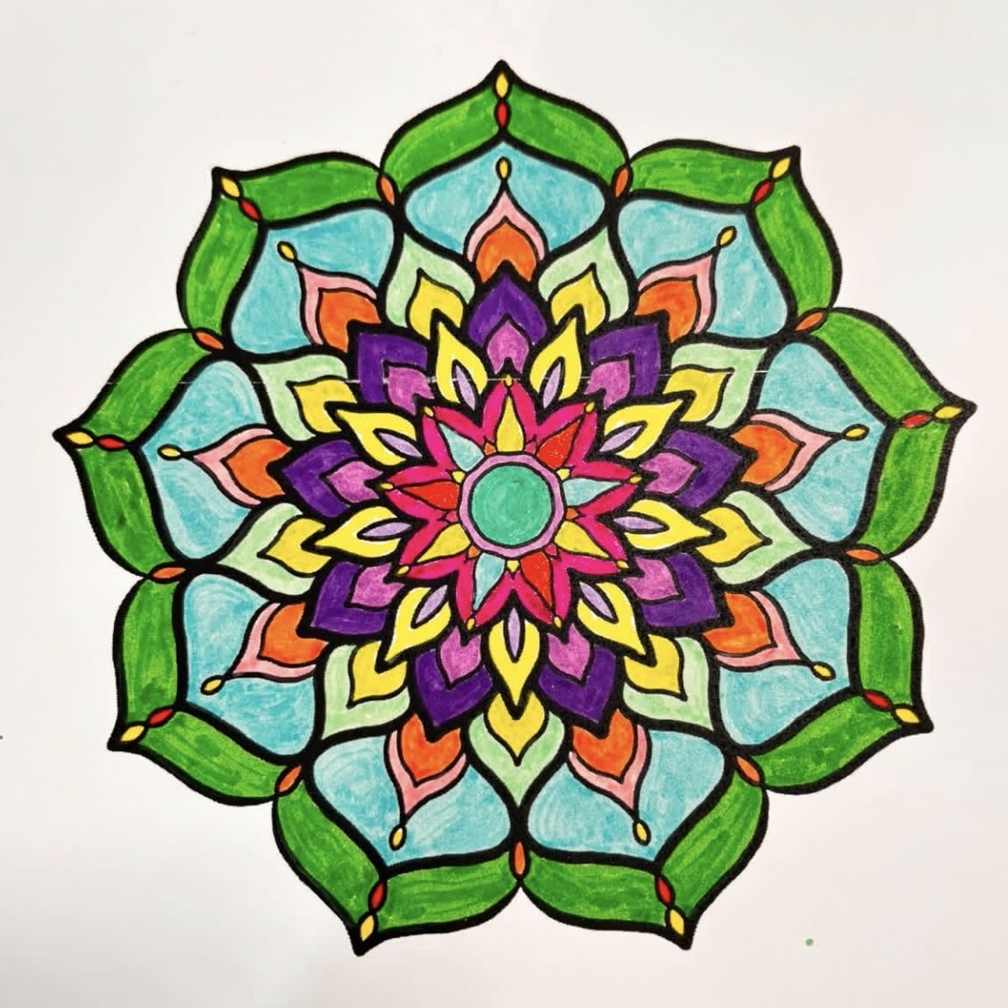 Mandala Color Reflection 5